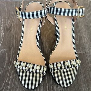 Madden Girl Checkered Block Heels